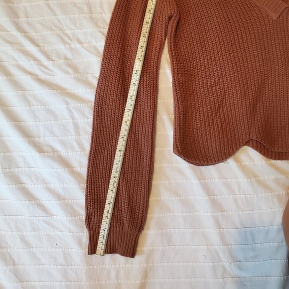 Dynamite Scallop-Edged Sweater, Size S - Picture 7 of 8